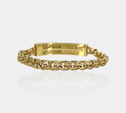 14K Chino Link ID Bracelet Vers. Inspired