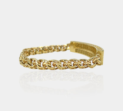 14K Chino Link ID Bracelet Vers. Inspired