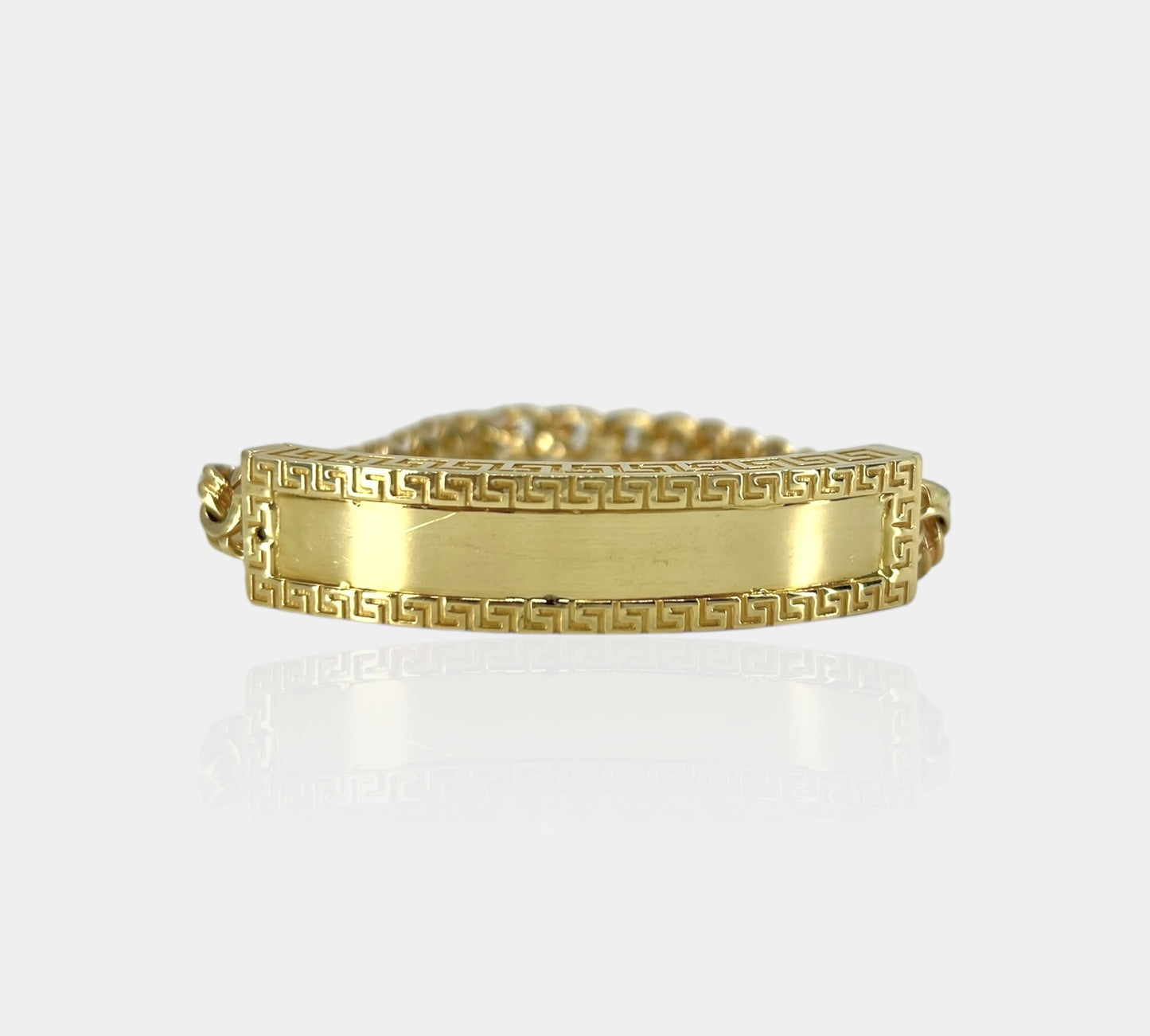 14K Chino Link ID Bracelet Vers. Inspired