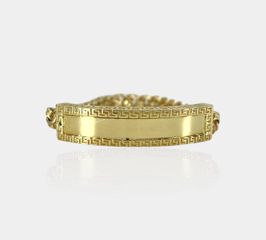 14K Chino Link ID Bracelet Vers. Inspired