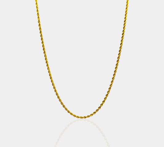 21K Hollow Rope Chain