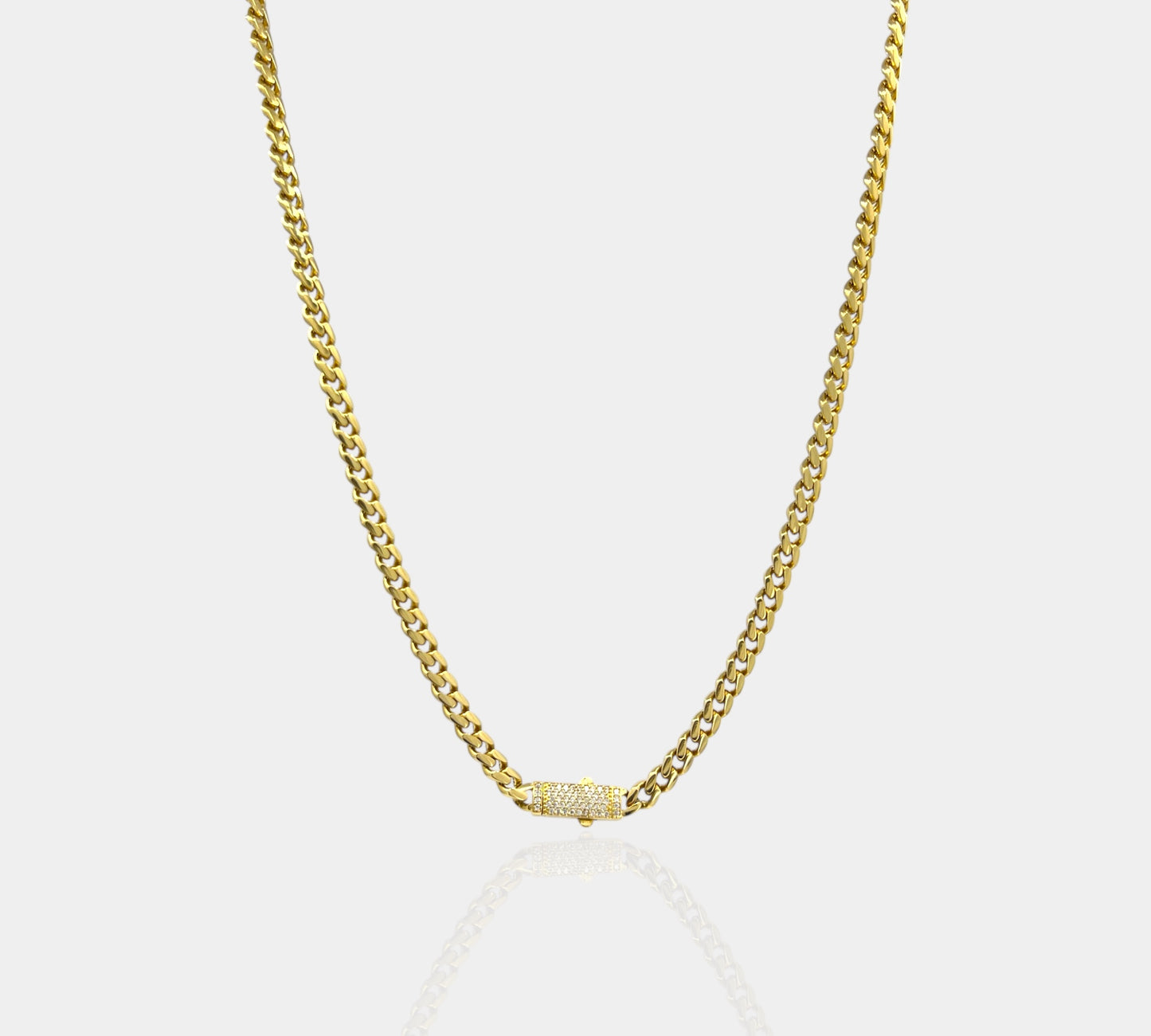 14K Monoco Cuban Link Chain